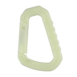Karabinerhaken, der im Dunkeln leuchtet und als Schlüsselanhänger geeignet ist. Ideal für Tauchen, Freitauchen und Schnorcheln.