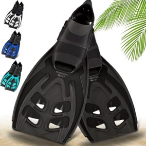 Schwimmflossen zum Schnorcheln und Tauchen, Made in Italy, hochwertige Flossen für Erwachsene Größe 36-47