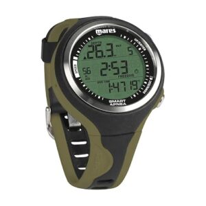 Mares Smart Apnea Computer, ein fortschrittliches Gerät für Tauchzeiten und -tiefenmessung, digitaler Chronograph, wasserdicht, hochwertiges Schweizer Quarzwerk.
