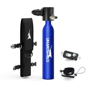 Ein 0,5 l Tauchtank mit DOT/CE-EN250 Zertifizierung, ideal für Scuba-Diving-Anfänger oder erfahrene Taucher