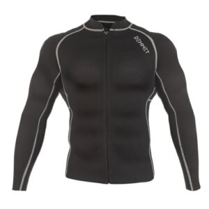 Männer Frauen Neoprenanzug Oberteil Hose 1.5 mm/3mm Neopren Wetsuit top Pants Langärmeliger zweiteiliges Set für Tauchen, Surfen, Schnorcheln, Winter, Warme Kleidung