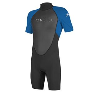 Herren Wetsuit O'Neill Reactor 2, 2 mm schützt vor Strudel und Kälte, perfekt für Surfer, Taucher und Wassersportler, Black/Ocean, 4XL EU Größe