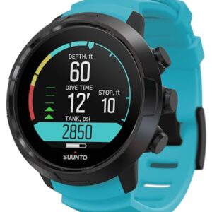 Unisex Swimcomputer SUUNTO D5, blauer High-Tech-Armband für Erwachsene