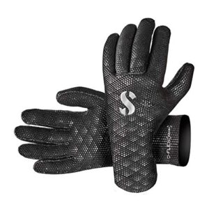 Scubapro Handschuhe D-Flex 2.0 BLK M/L: Höchste Qualität und Zuverlässigkeit, komfortabel und schutzreich für Taucher, PAK-konform und lösungsmittelfrei hergestellt.