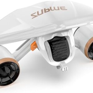 Der perfekte Unterwasser-Scooter für alle Bedingungen - Sublue Mix Pro Dual Motor, 2 Geschwindigkeitsmodi, 60 Minuten Laufzeit, 40 m Tiefe mit Kamerahalterung & Alarm bei niedrigem Batteriestand