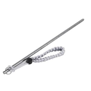 Tauchen Stick Pointer Aluminium Legierung mit Handgelenk Lanyard, grau, für klopfende Aufgaben unter Wasser geeignet, langlebig und stabil