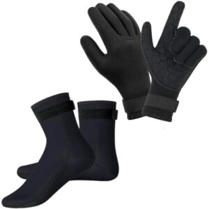 3mm Neopren Tauchhandschuhe und Socken für Männer und Frauen, warme Isolierung und Schutz vor Verletzungen bei Wassersport und Strandaktivitäten