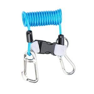 Tauchen-Reef-Hook, Scuba-Diving-Sicherheitstool mit Schnellspanner und Coil Lanyard