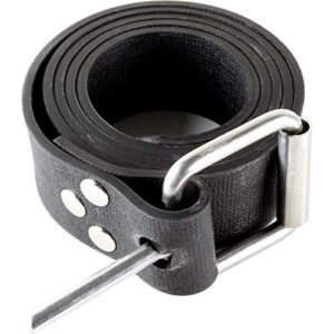 Cressi Tauchen Bleigürtel Marselillas Elasti Belt, Schwarz, Uni, TA626000 - Komfortabeler und sicherer Tauchausrüstungsbügel für scuba-Tauchgangs oder andere Wassersport-Aktivitäten