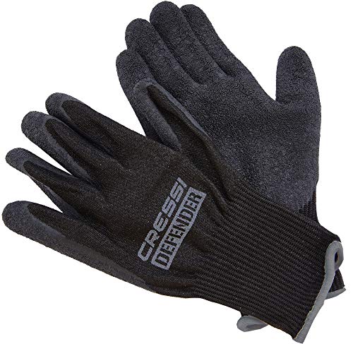 Schutzhandschuhe für Tauchgänge - Cressi Defender Gloves 2mm mit Ultra-Stretch-Neopren-Stiefeletten und minimalen Auftrieb der Gliedmaßen.