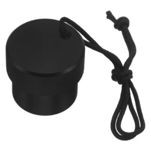 FOMIYES Ventilkappe für Tauchflaschen, Din Staubschutzstopfen aus Kunststoff-Stahl, Gewindekappe für 1 Stufe Atemregler Unterwasserschutz