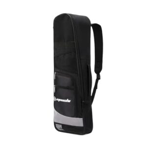 Schnorchel-Rucksack mit Flossen-Organizer und Schultertasche für Strandaktivitäten, Schwarz - Vielseitige Beachtasche mit großem Fassungsvermögen und atmungsaktiven Tragegurten