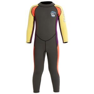 Kinder Neoprenanzug für Jungen Mädchen, hochwertiger Anzug aus 2.5mm Neopren, weich und bequem, ideal für Tauchen, Schwimmen, Surfen, Schnorcheln und Paddleboarden, bietet Schutz gegen kalte Wassertemperaturen