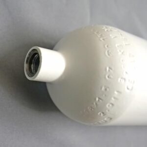 High Tech Diving Stahlflasche, Tauchflasche 2 Liter 300 bar 100mm ohne Ventil, Hochdruckzylinder für Tauchen mit CE-Zertifizierung und EU-Richtlinienkonformität