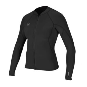 Frauen-Wetsuit-Jacke mit Front-Zip und leichtem Stoff, perfekt für Surfen bei kalten Temperaturen