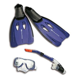 Ein umfassendes Tauchset für Erwachsene, blau, 38/39