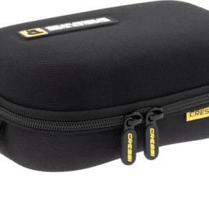 Robuster Cressi Elite Protective Case für Tauchmaskschutz, Schwarz/Gelb