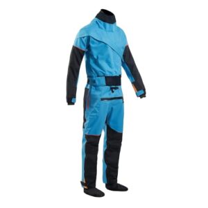 Wasserdichter Trockenanzug für Surfen und Segeln, atmungsaktives Material, herrenschwarz, blau, 3 Schichten