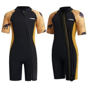 Kinder Neoprenanzug für Surfen, Schwimmen und Tauchen mit UV-Schutz und durchgehendem Reißverschluss. Ideal für Wassersportarten wie Surfen, Schwimmen und Tauchen.