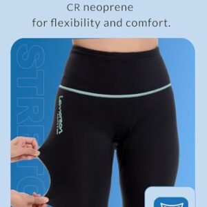 Hervorragende Neoprenanzug-Shorts für Damen, 2 mm dick, super dehnbar und wasserabweisend, ideal für Tauchen, Surfen, Schwimmen, Schnorcheln und Kajakfahren.