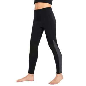 Neoprenhosen für Herren, 3mm dicke Tauchhose, Neoprenanzug mit Hosen, warm hält, ideal für Tauchen, Surfen, Schwimmen und Schnorcheln