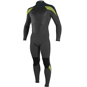 O'Neill Neoprenanzug Epic 4/3 Back Zip Full Black/Gunmetal/Dayglo 2XL - Wassersport-Wetsuit mit modernem Design und hochwertigen Materialien
