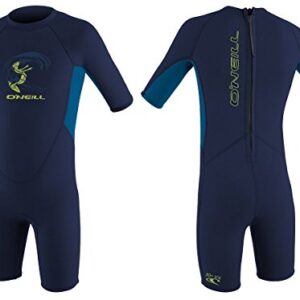 O'Neill Shorty Toddler Reactor Spring Neoprenanzug für Kinder ab 4 Jahren, atmungsaktives Neoprenmaterial und superstretch Neopren, komfortabler Glide Skin Kragen und wasserabweisende Einätze