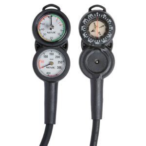 Konsole von SEAC mit Barometer, Tiefenmesser und Tauchkompass zum Tauchen