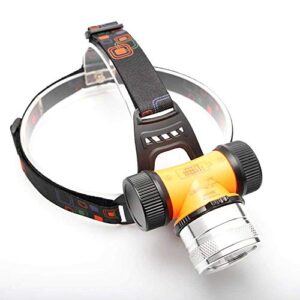 Wasserdichte Stirnlampe mit 1800 Lumen für Taucher und Unterwasser-Aktivitäten, zwei Farben: Weiß und Gelb