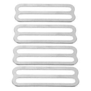 4 Stück Tauchgürtelclip Edelstahl 6 X 2,2cm Bleigurthalter für 5cm Gürtel Taucherzubehör Sporttauchen
