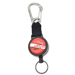 Baoblaze Scuba Diving Retractable Lanyard - ein dehnbares Gurtband mit Edelstahlclip für eine sichere und bequeme Verbindung zwischen Tauchgerät und Ausrüstung.