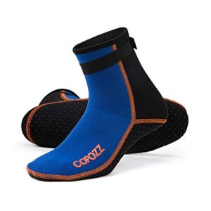 COPOZZ 3mm Tauchsocken, Neoprensocken für Erwachsene Damen Herren, dicke Tauchsocken für Wassersport und Schwimmen