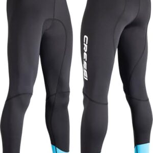 Cressi Guardian Lady Neoprene Pants Schwarz/Aquamarin, M/3, Frauenhose aus Neopren für Wasseraktivitäten wie Schwimmen, Schnorcheln, Stand Up Paddling, Surfen und Kajakfahren.