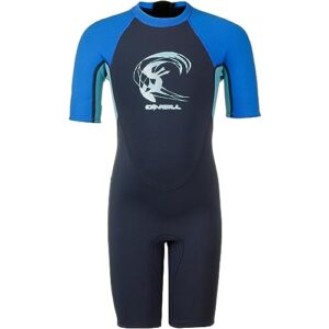 Kinderschutzanzug O'Neill Reactor Wetsuit Slate/Sky/Ocean, ideal für Kinder der Größe 6