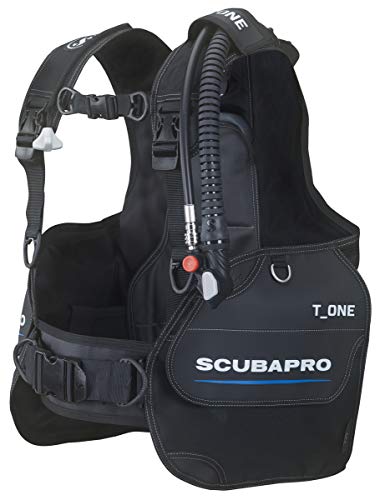 Scubapro T-One Tarierjacket, schwarze Tauchjacke in XXL Größe für professionelle Taucher mit innovativem Design und höherer Sicherheit