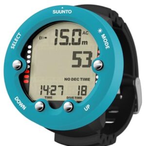 SUUNTO Unisex - Erwachsene ZOOP NOVO Swimcomputer, Blue, Einheitsgröße. Digitaler Tauchcomputer für Einsteiger mit großem Matrix-Display und Hintergrundbeleuchtung.