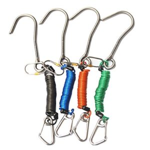 Tauchhaken aus Titanlegierung für Strömungstauchen, Riffdrifthaken mit Schnur und Haken, ideal für Taucher