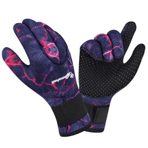 3mm Neopren Handschuhe, Wärmende Tauchhandschuhe für Herren Damen, Anti-Rutsch-Neopren Handschuhe für Wassersportarten