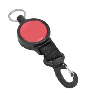 Retraktierbarer Tauchhaken aus Nylon mit Edelstahl für Unterwasserkamera oder Taschenlampe, langlebige Schnalle mit 27,4 Zoll langem Nylon-Strang