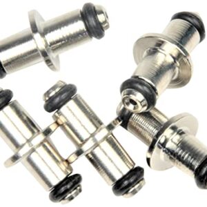 Taucherzubehör, Swivel für Schneebesen, 5 Stück, Unisex, Erwachsenen-Größe, Grau