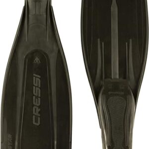 Schnorchelflossen & Schwimmflossen Pro Star, schwarz, 43/44 von CRESSI - Hochwertige Flossen für Fin-Swimming und Apnoe-Tauchen