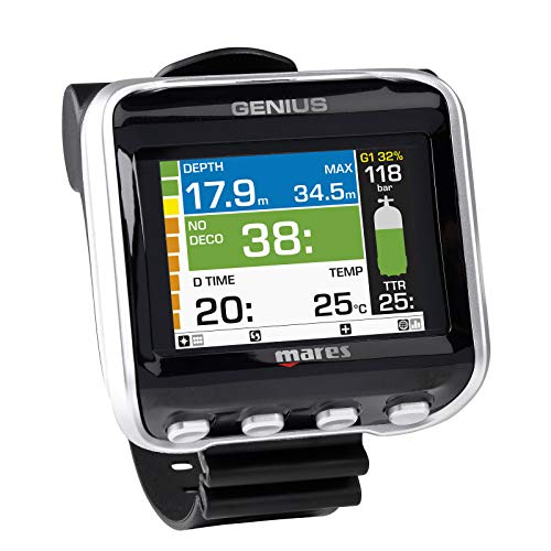 Genießer Tauchcomputer mit LED-Sender, hochpräzise Sauerstoffmessung und einfache Bedienung