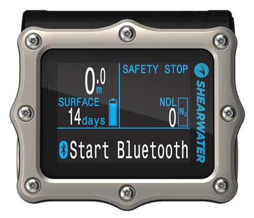 Shearwater Perdix 2 Ti Tauchcomputer Titan, ein ultimatives Gerät für Taucher mit vielen Funktionen und robuster Konstruktion.