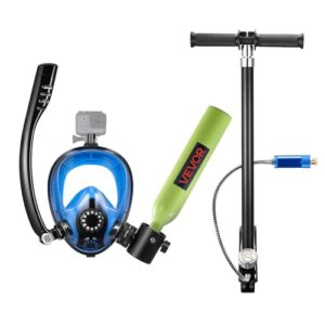 Mini-Tauchflasche 0,5 L mit Schnorchel und Tauchausrüstung für Unterwasseratmung