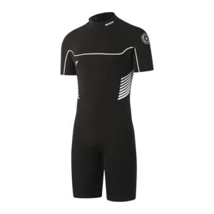 ZCCO Neoprenanzug Shorty für Herren, 3/2mm Kurze Neopren-Anzüge für kaltes Wasser, CR-Neopren Tauch-Anzuge zum Tauchen Surfen Schnorcheln Kajakfahren Wassersport, wasserdichter und schützender Neoprenanzug für den Kalten Sommer