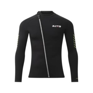 Hochwertiger Neoprenanzug für Wasseraerobik, Tauchen und weitere Water-Sports mit langen Ärmeln und Front-Zip