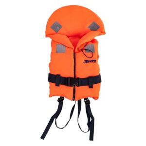 Ergonomische Rettungsweste für alle Altersgruppen, hochwertige Schwimmweste mit Signalpfeife und Reflektoren, geeignet für 15-20 kg