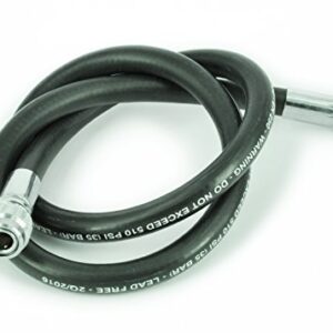 Tauchschutz Schlauch für Tauchjacke, 12 mm Durchmesser, 56 cm Länge, schwarz, EN 250 zertifiziert