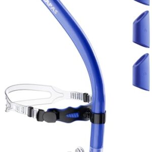 CAPAS Schwimmschnorchel für Erwachsene, idealer Trainingshilfe für Rundenschwimmen mit leistungsstarker Konstruktion und ultrastabiler Sitz.
