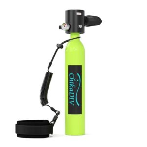Mini-Tauchflasche mit 0,5 L Sauerstofftank für Tauchen, leistungsstarkes und tragbares Gerät für Amateur-Taucher